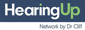 Hearing Up Network by Dr Cliff logo